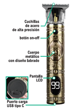 Maquinilla cortapelo con pantalla