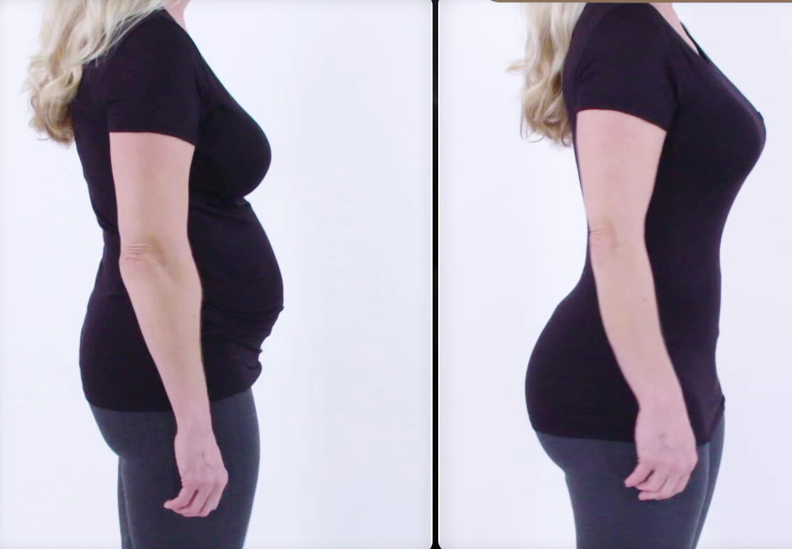 Faja con efecto reductor, modelador y push up