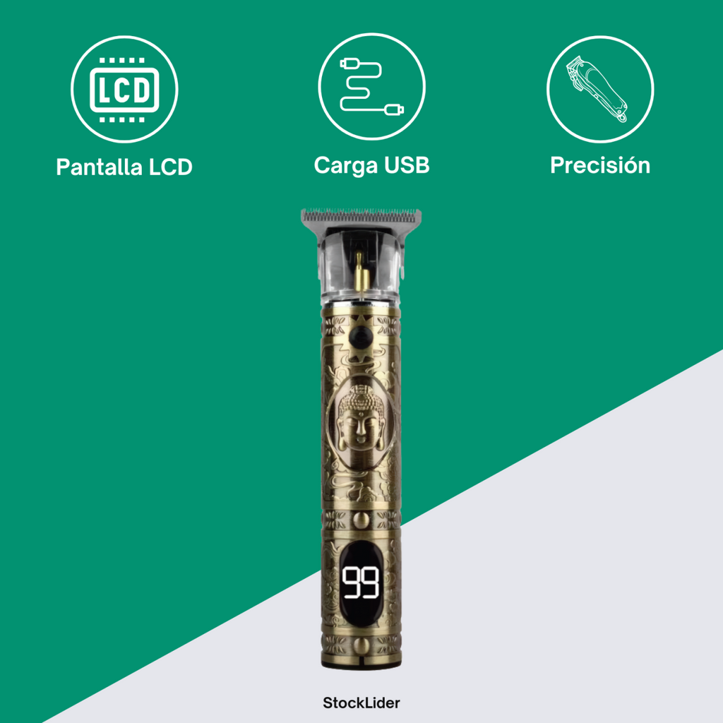 Maquinilla cortapelo con pantalla