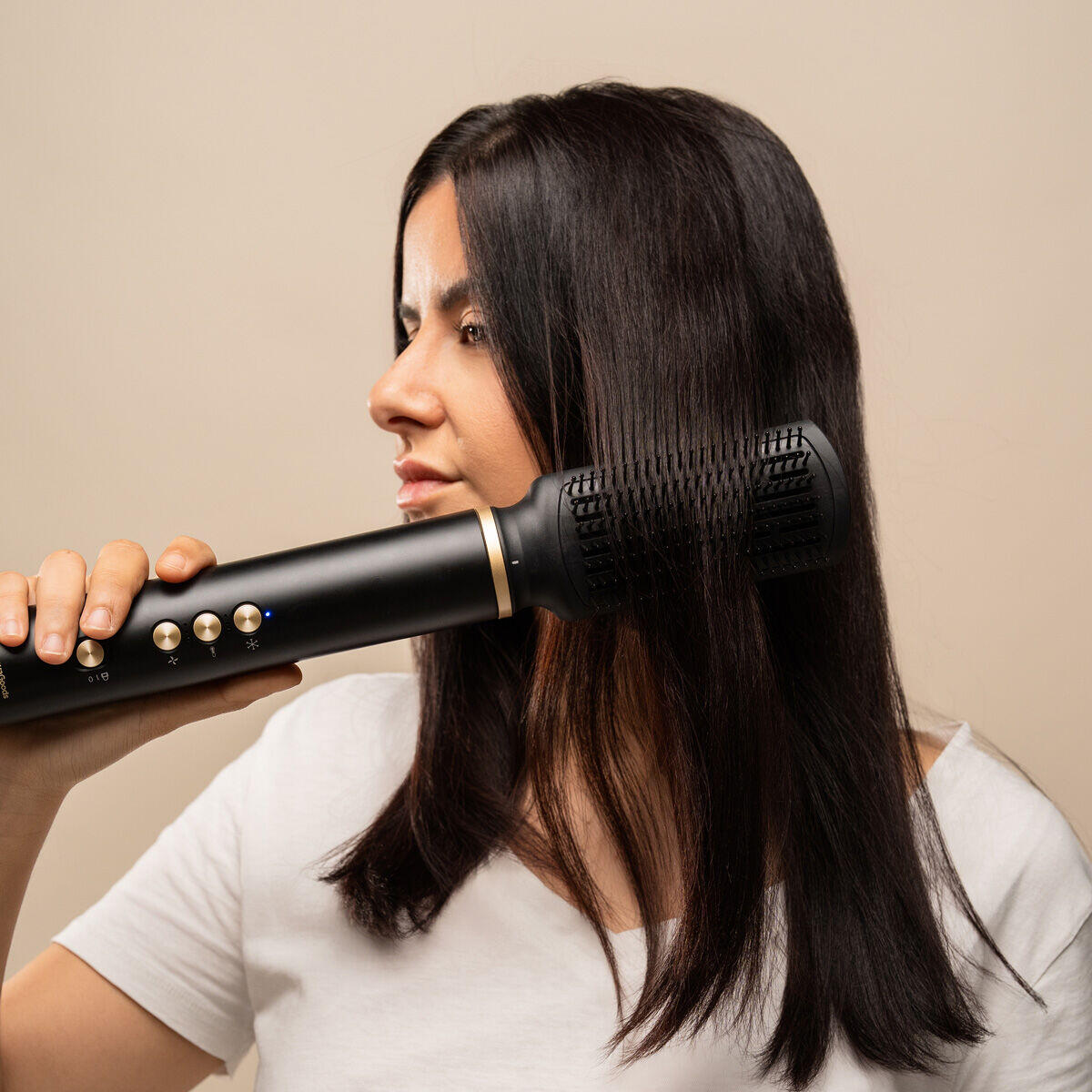 Cepillo de Aire Secador y Moldeador Multifunción Iónico con Tecnología Coanda y 7 Accesorios Wavify InnovaGoods