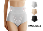 Pack de 3 Bragas Faja moldeadora push up