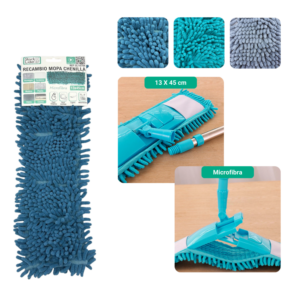 Recambio de mopa chenilla